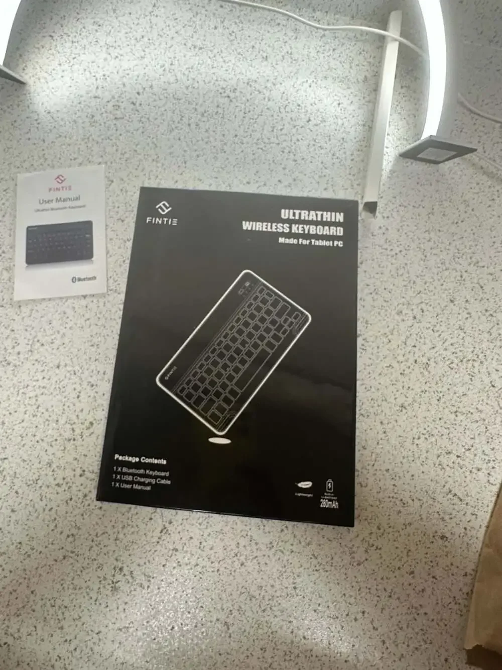 Fintie Ultrathin Wireless Bluetooth Keyboard for Tablet PC
